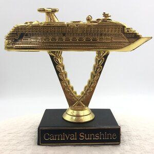 CARNIVAL SUNSHINE SHIP ON A STICK CRUISE TROPHY